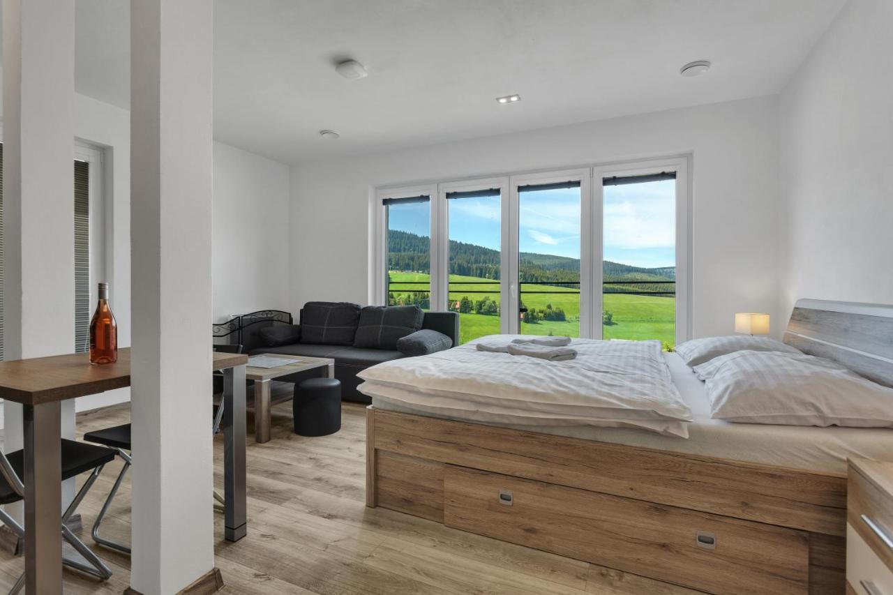 Family Apartments Klinovec Лоучна-под-Клиновцем Экстерьер фото